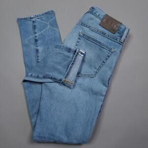 $319 SMN Studio Denim The Finn Slim Taper Koi Japanese Selvedge Jeans 30x32.5